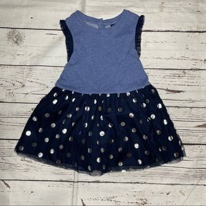 Gap toddlers polka dot Blue dress